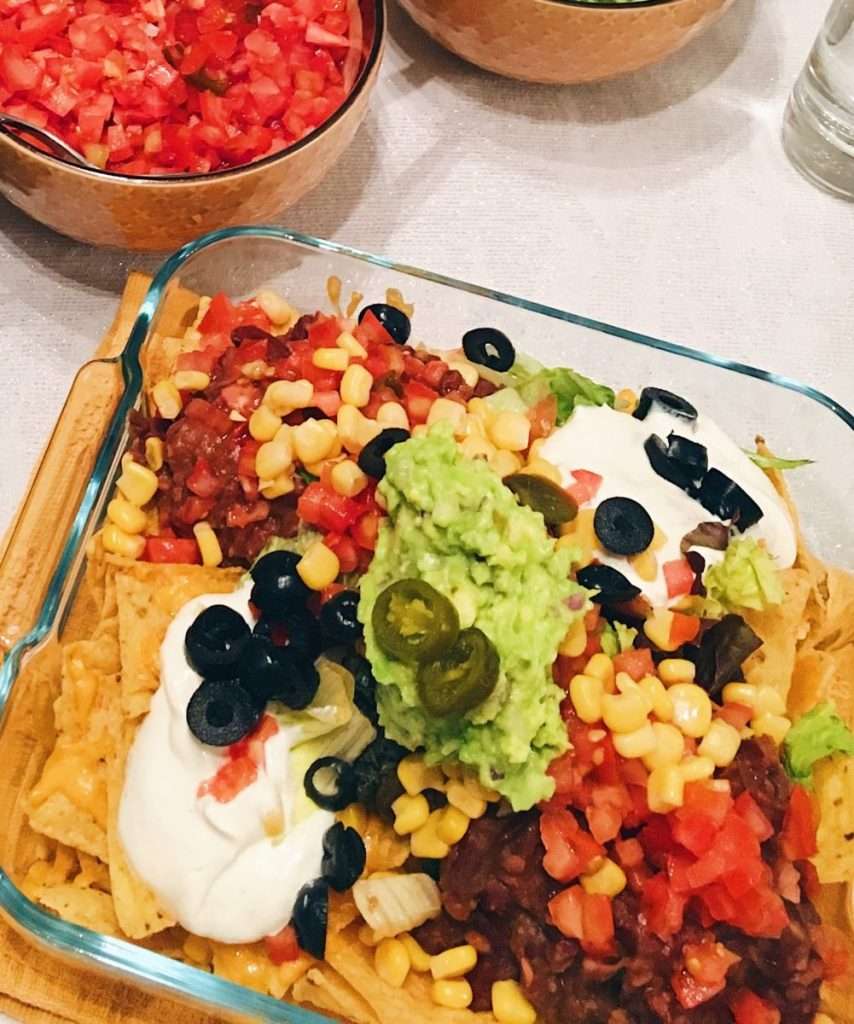 ناتشوز بالجبن النباتي