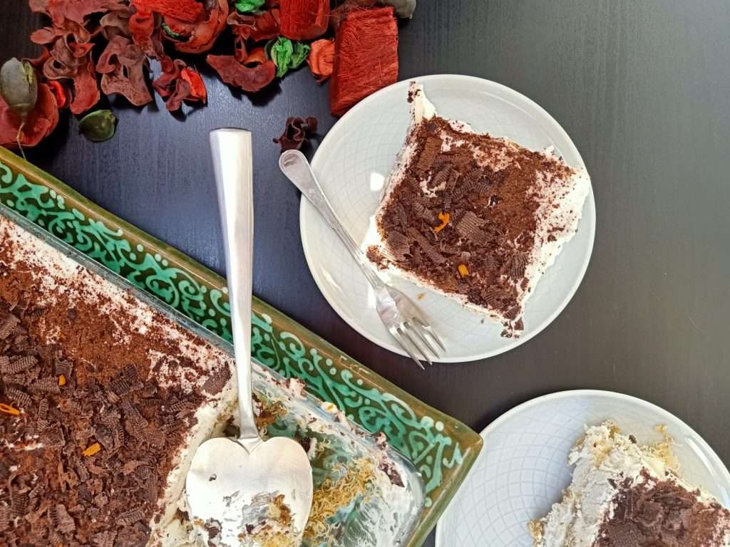 كنافة بنكهة التيراميسو